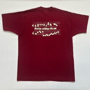 Vintage 1990s Music Undergraduate Latin Graphic T Shirt